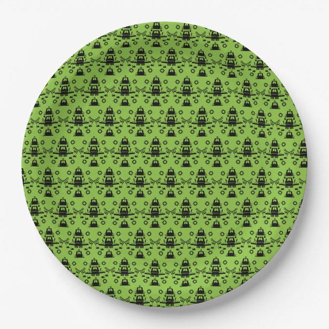 British Narrowboat Gifts Paper Plates (Front)