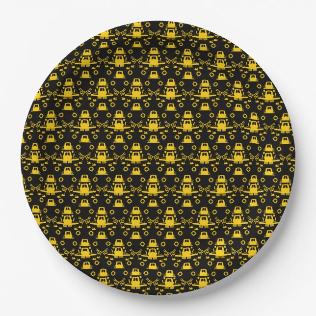 British Narrowboat Gifts Paper Plates (Front)