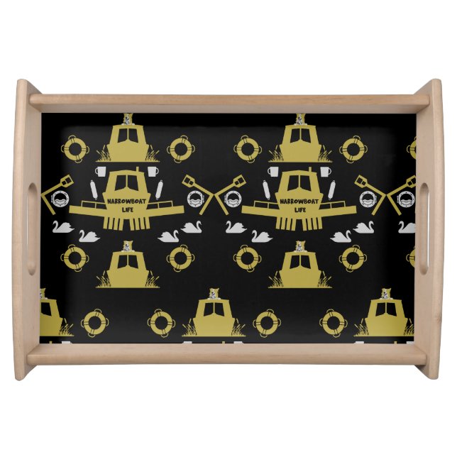 British Narrowboat Gifts Serving Tray (Front)