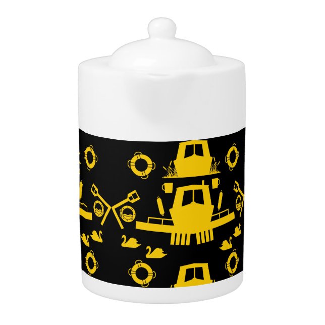 British Narrowboat Gifts Teapot (Front)