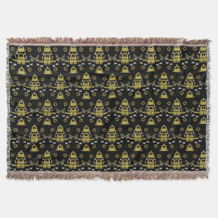 British Narrowboat Gifts Throw Blanket