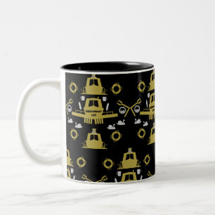 British Narrowboat Gifts Two-Tone Coffee Mug