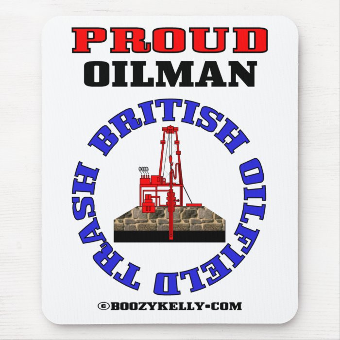 British Oil Field Trash,Mousemat,Oil,Rig,Gift Mousepad