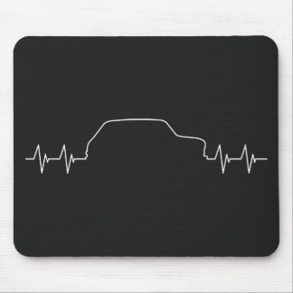 British Oldtimer Mini Cooper Pulse Mouse Pad