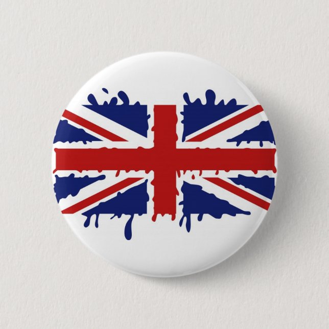 British paint pinback button (Front)