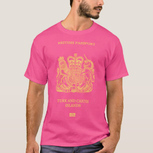 British Passport (Turk And Caicos) T-Shirt