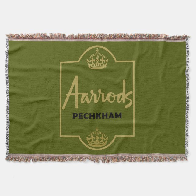 British Picnic Throw Blanket (Front)