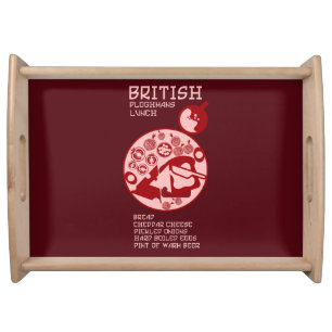 British Ploughman lunch Serving Tray