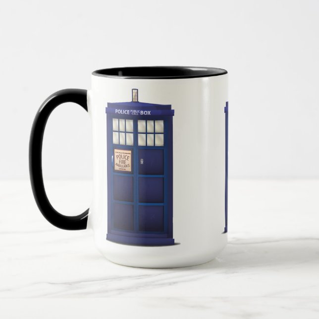 British Police Box Mug (Left)