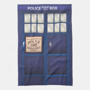 British Police Box Towel
