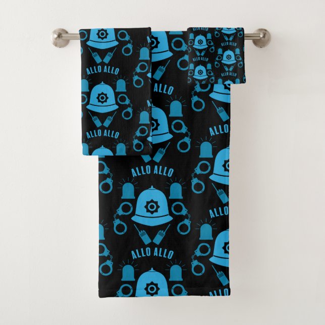 British Police Gifts And Accessories   Bath Towel Set (Insitu)