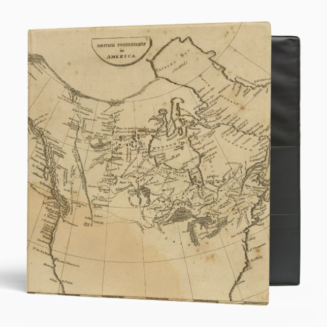 British Possessions in America Binder (Front/Inside)