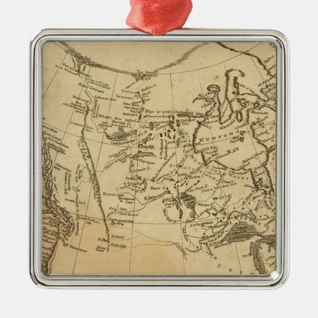 British Possessions in America Metal Ornament (Front)