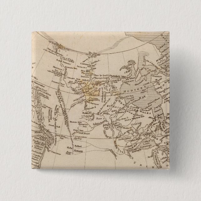 British possessions in America Pinback Button (Front)