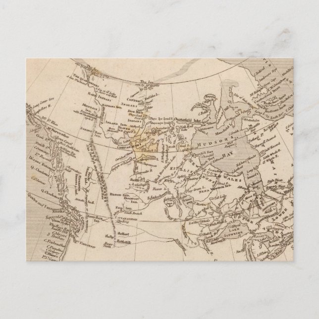 British possessions in America Postcard (Front)