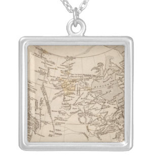 British possessions in America Silver Plated Necklace