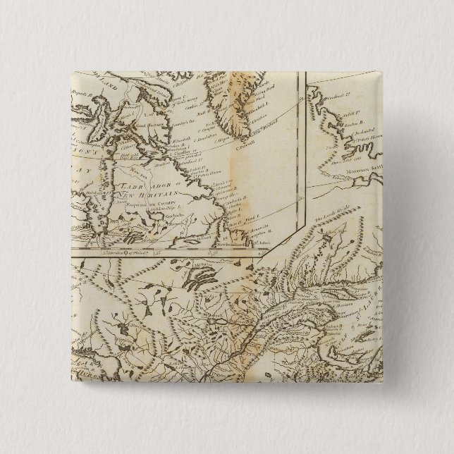 British Possessions in North America 2 Pinback Button (Front)