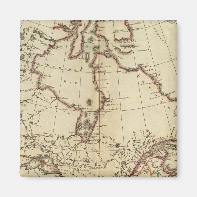 British Possessions in North America Magnet (Front)