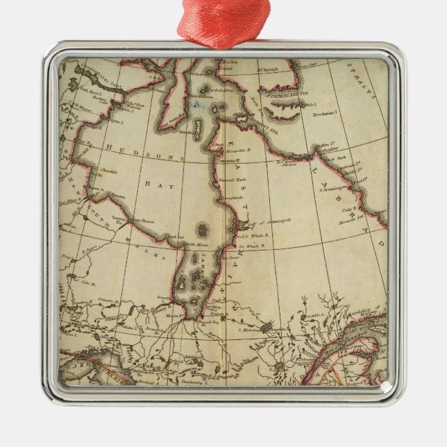 British Possessions in North America Metal Ornament (Front)