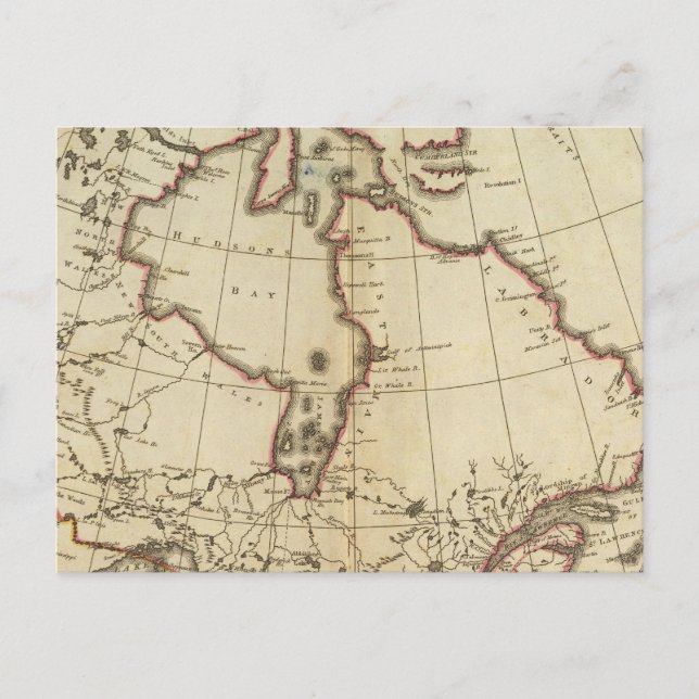 British Possessions in North America Postcard (Front)