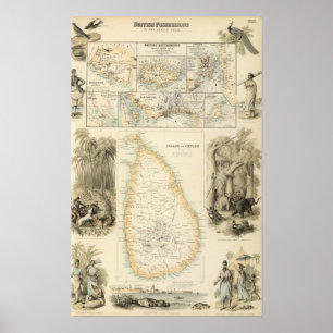 British Possessions in the Indian Seas Poster