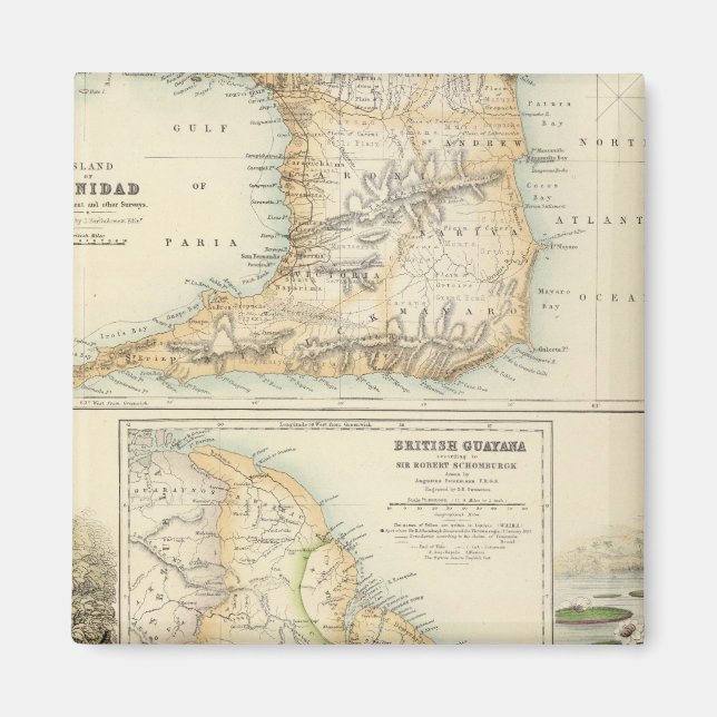 British Possessions on the North East Coast Magnet (Front)