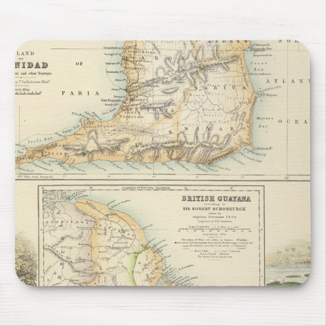 British Possessions on the North East Coast Mouse Pad (Front)