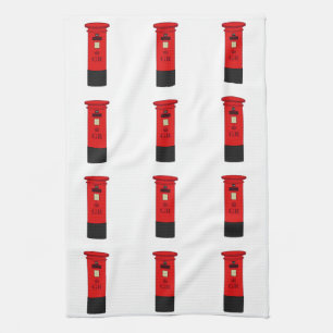 British Post Box Kitchen Towel