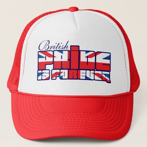 British Pride is forever union jack graphic hat
