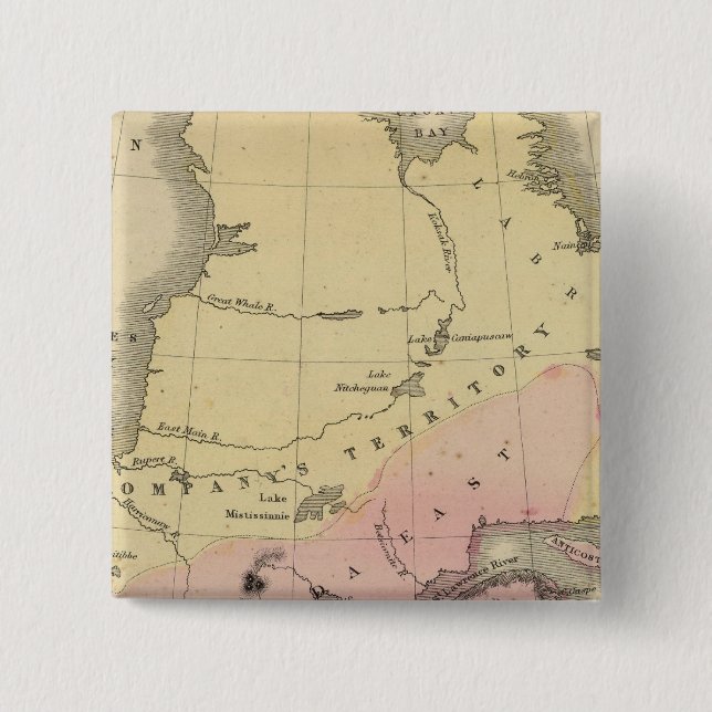 British Provinces of North America Pinback Button (Front)