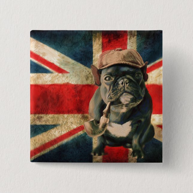 British Pug Button (Front)