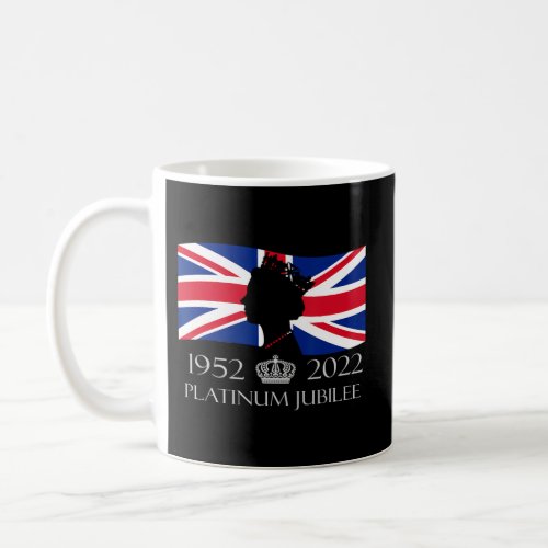British Queen Monarchy 70Th Anniversary Platinum J Coffee Mug