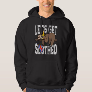 British Queen Platinum Jubilee 2022 Let's Get Slot Hoodie