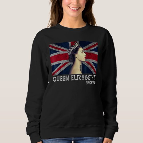 British Queen Platinum Jubilee 70th Anniversary Sweatshirt