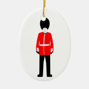 British Queen’s Guard Ceramic Ornament