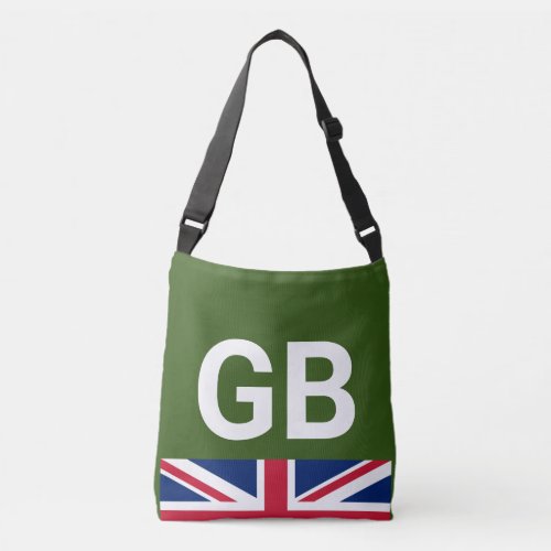 British Racing Green Crossbody Bag
