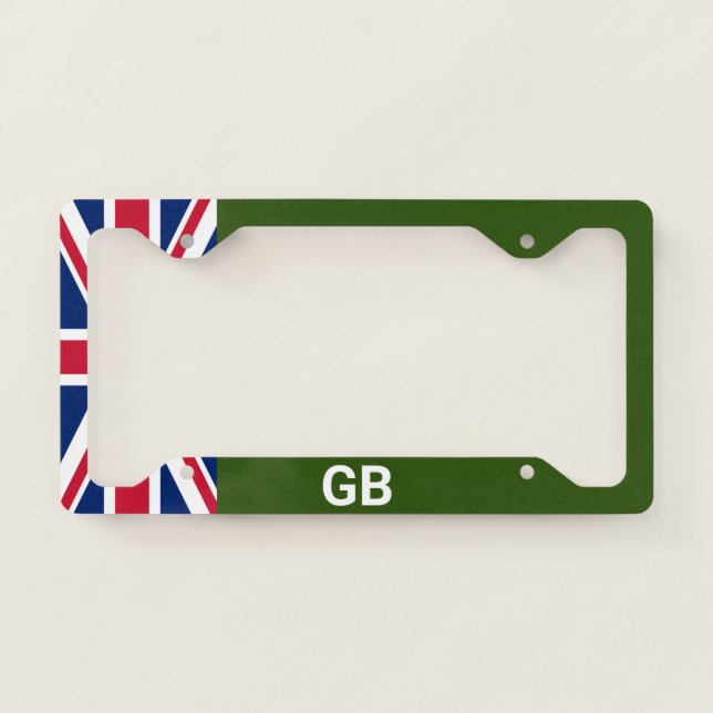 British Racing Green License Plate Frame (Front)