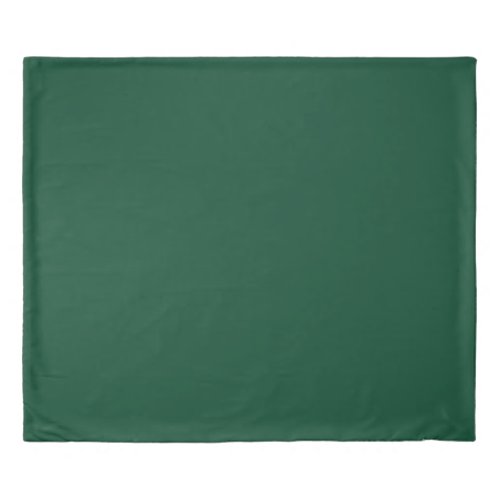 British Racing Green Solid Color Duvet Cover