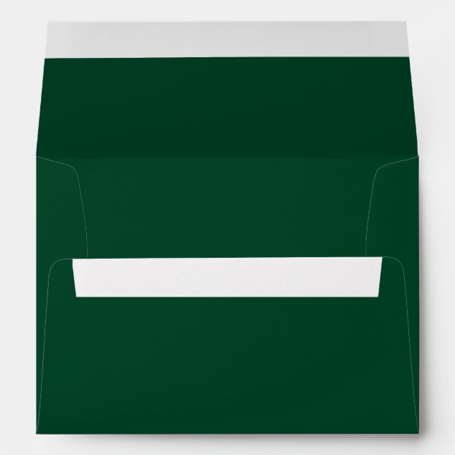 British racing green  (solid color)  envelope (Back (Bottom))