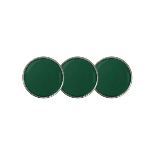British racing green  solid color  golf ball marker