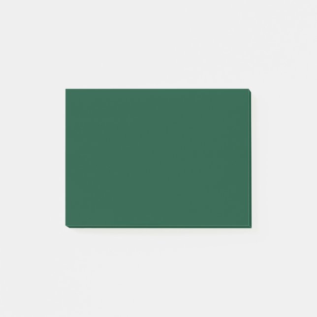 British Racing Green Solid Color Post-it Notes (Front)