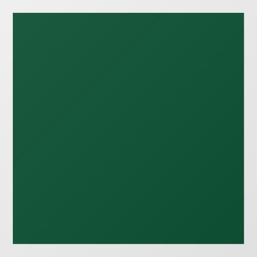 British racing green  solid color  window cling