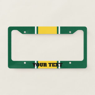 British Racing Green Stripe Livery License Plate Frame