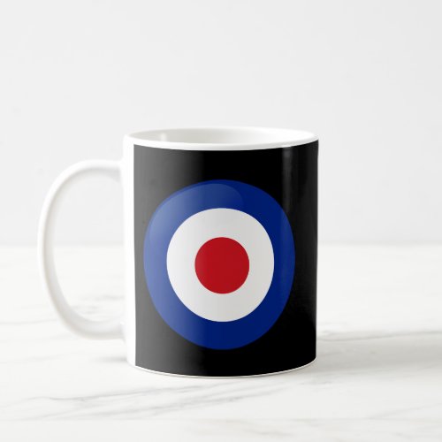British Raf Mod Bullseye Symbol Roundel Target Coffee Mug
