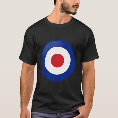 British Raf Mod Bullseye Symbol Roundel Target T_Shirt