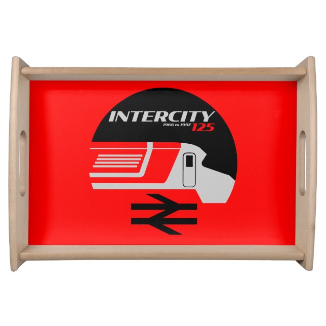 British Rail Intercity Classic Train Enthusiast Serving Tray (Front)