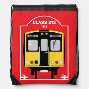 British Rail Train Enthusiast Drawstring Bag