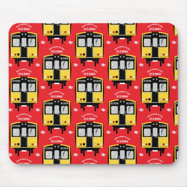 British Rail Train Enthusiast Mouse Pad (Front)