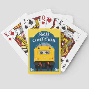 British Rail Train Enthusiast Poker Cards