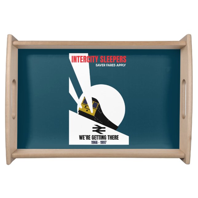 British Rail Train Enthusiast Serving Tray (Front)